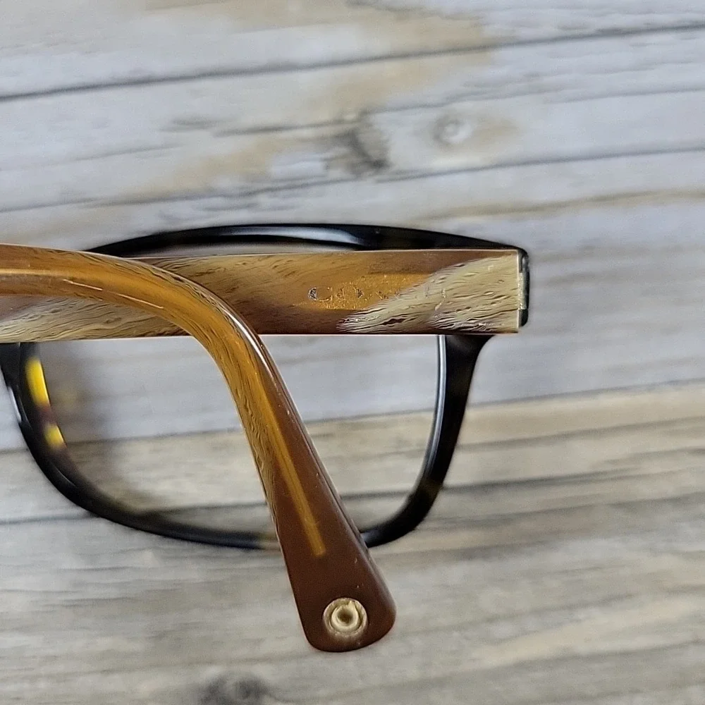 Coach Libby 6047 5204 Dark Tortoise Light Brown Horn 51-16-135 Eyeglasses Frames